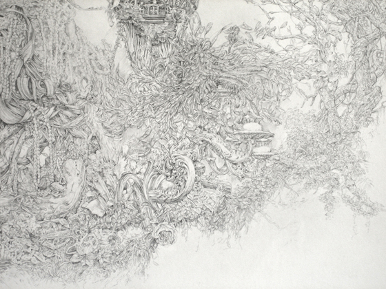 Shrine Drawing (Bottom Right Detail) (2006)