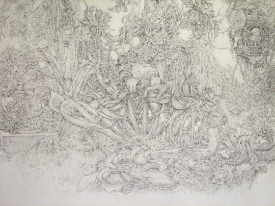 Shrine Drawing (Center Bottom Detail) (2006)