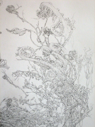 Shrine Drawing (Right Detail) (2006)