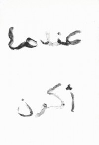 (6) Love Letter #3 (Original text in Arabic, written in potato peels)