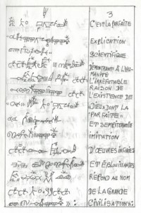 Original text in the National Ivoryan Alphabet and French