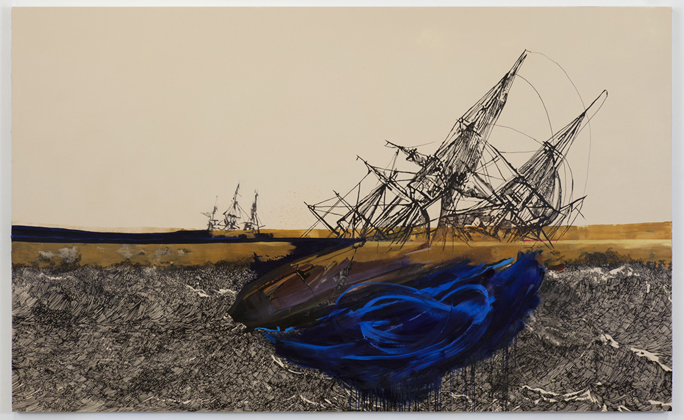 Untitled Shipwreck (the break-up) (2011)