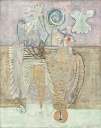 Hierarchical Birds, (1944). Copyright Kate Rothko Prizel and Christopher Rothko / ARS NY, Image courtesy of NGA Washington DC