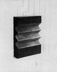 Radial Arm Saw-Cut Sculpture, Quincy Mass (1959)