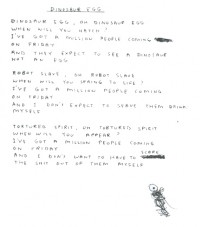 Excerpt from "Worried Noodles (The Empty Sleeve)", published by Tomlab in 2005.