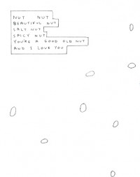 Excerpt from "Worried Noodles (The Empty Sleeve)", published by Tomlab in 2005.