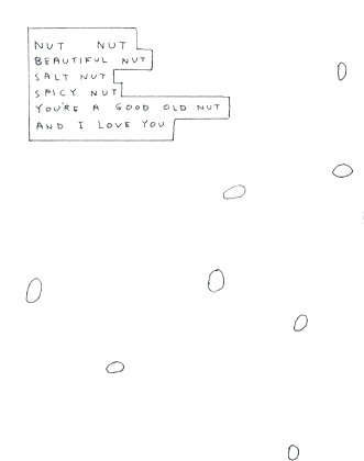 Excerpt from "Worried Noodles (The Empty Sleeve)", published by Tomlab in 2005.