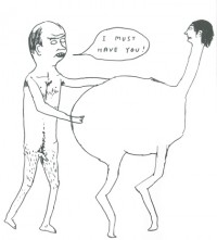 Excerpt from "Worried Noodles (The Empty Sleeve)", published by Tomlab in 2005.