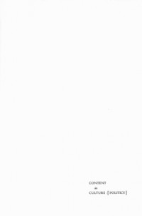 Content as culture politics