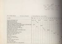 Solo for Violin, for Sylvano Bussotti, January 2, 1962