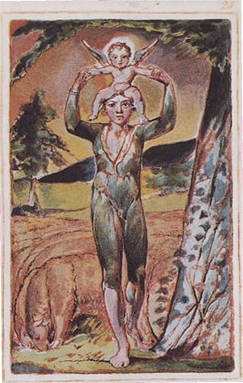 Color Plate 6 - Frontispiece to Experience. Songs of Innoncence and of Experience (1794)