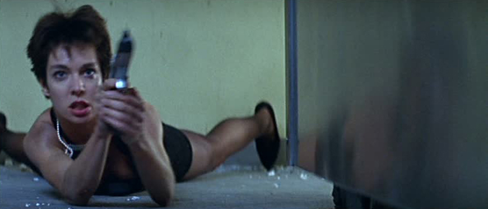 Anne Parillaud as "Nikita" in LA FEMME NIKITA