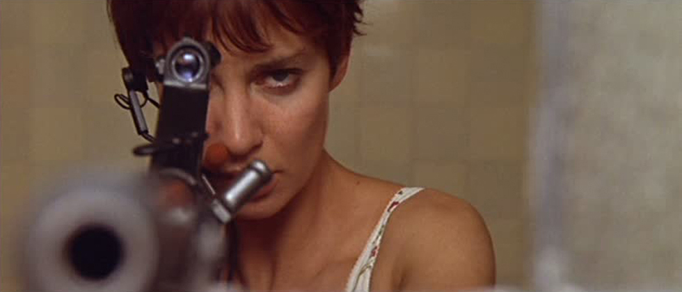 Anne Parillaud as "Nikita" in LA FEMME NIKITA