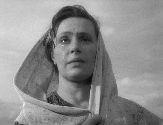 Antonina Maksimova as "The Mother" in  BALLAD OF A SOLDIER