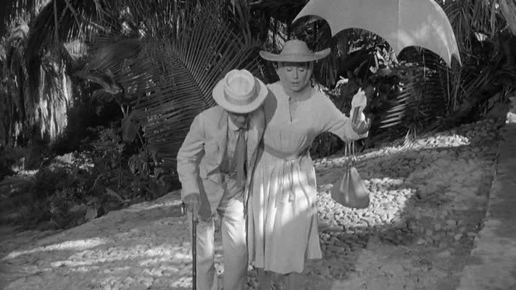 Deborah Kerr as "Hannah Jelkes" in THE NIGHT OF THE IGUANA
