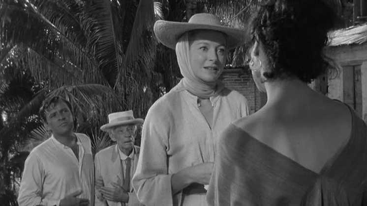 Deborah Kerr as "Hannah Jelkes" in THE NIGHT OF THE IGUANA