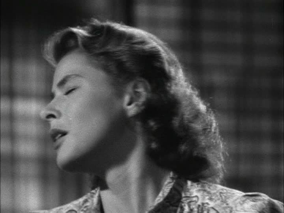 Ingrid Bergman as "Ilsa Lund" in CASABLANCA