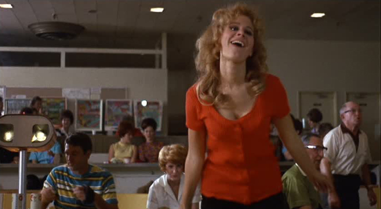 Karen Black as "Rayette Dipesto" in FIVE EASY PIECES