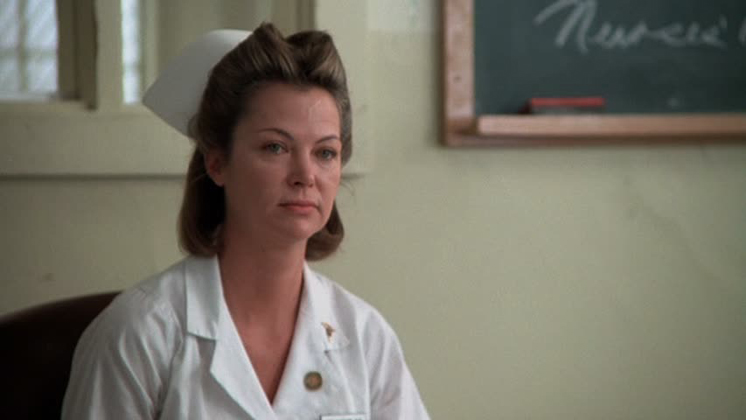 Louise Fletcher as "Nurse Ratchet" in ONE FLEW OVER THE CUCKOO'S NEST