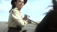 Millie Perkins as "The Woman" in THE SHOOTING