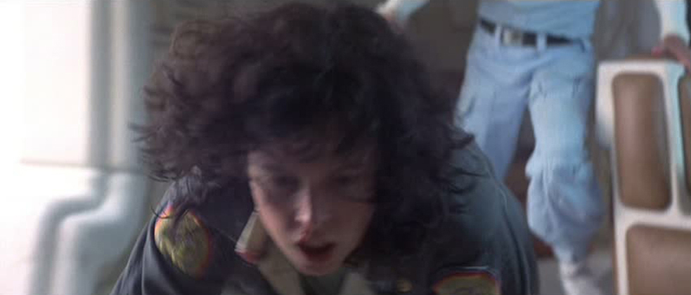 Sigourney Weaver as "Ripley" in ALIEN