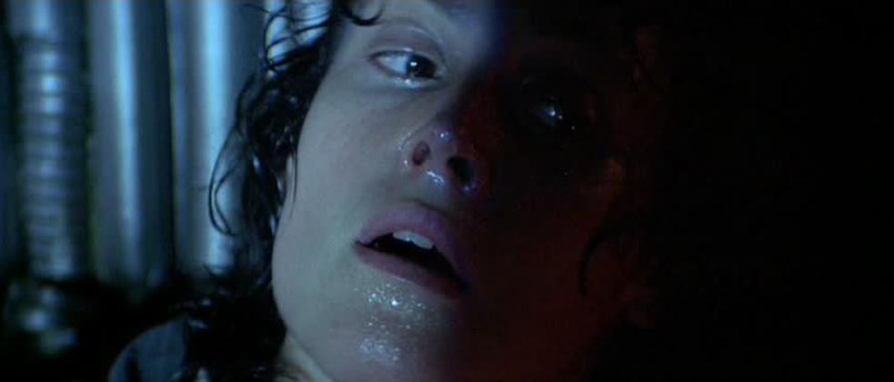 Sigourney Weaver as "Ripley" in ALIEN