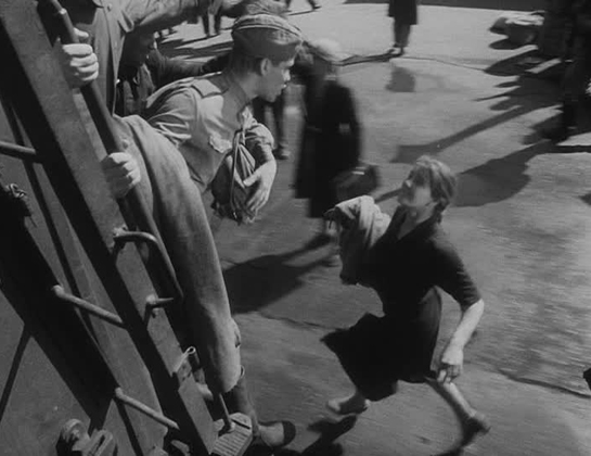 Zhanna Prokhorenko as "Shura" in BALLAD OF A SOLDIER