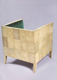 Cube Armchair in Natural Shagreen (ca 1929)