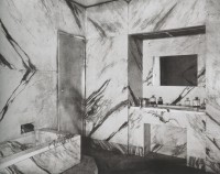Bathroom in Jean-Michel Frank's Apartment, ca 1925, Photo by Man-Ray