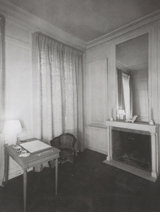 Study in Jean-Michel Frank's Apartment, Rue de Verneuil, Paris (ca 1931)