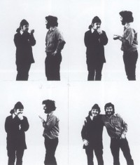 Rehearsal of Like, 1971 with Graham and Ian Murray, at Nova Scotia College of Art and Design, Halifax, Canada (1971)
