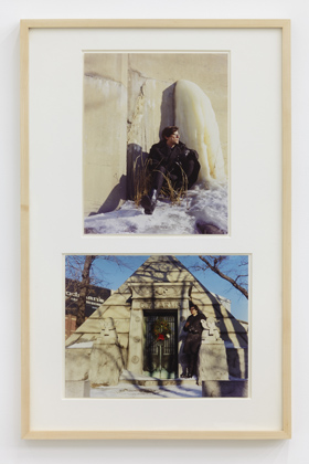 Robert Smithson at Cemetery Union Square City  (1968)