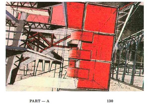 Detail from Parc de la Villette Perspective drawing (1982-83)