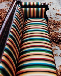 Silk Elio Satin Stripe -Photo by François Halard