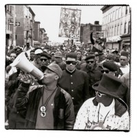 Public Enemy and Spike Lee, Brooklyn 1989, photo by David C. Lee