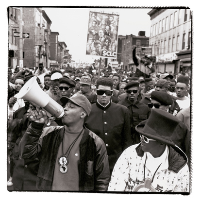 Public Enemy and Spike Lee, Brooklyn 1989, photo by David C. Lee