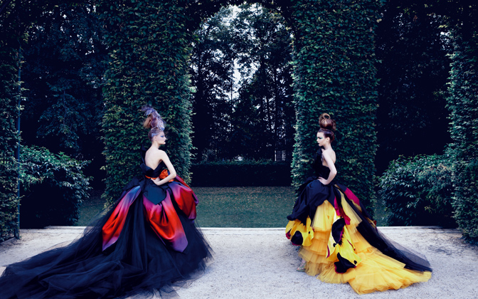 Fall-Winter 2010 Haute Couture collection. Photo by Patrick Demarchelier