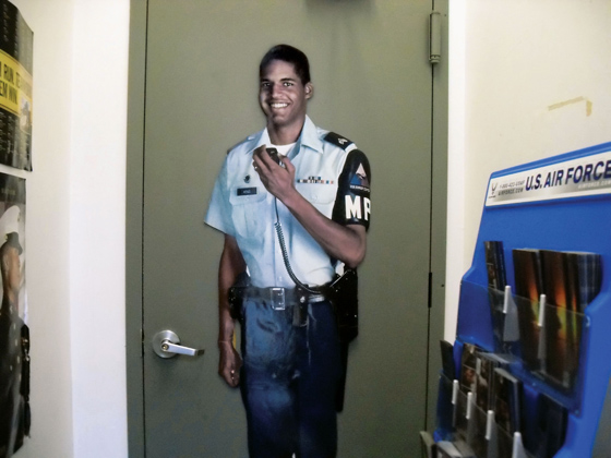 Hallway of Military Recruiting Station on 125th Street, 2008. Photo by Coco Fusco