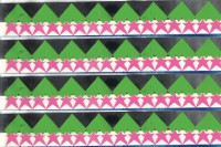 Stars and Stealths from the Freedom Birds exhibition. Spray paint on canvas (2002) -copyright M.I.A.