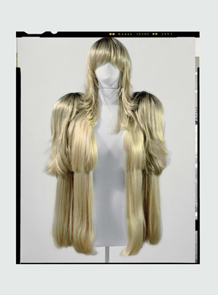 AW 2008-09. Line 0. Fur jacket made of blonde wigs. Copyright Marina Faust/Maison Martin Margiela