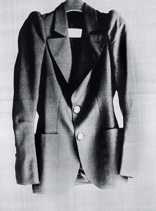 SS 1989. Line 1. The first jacket. Copyright Maison Martin Margiela