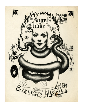 The Third Performance of the Ramones, opening for Blondie, who were then called Angel and the Snake - August 31, 1974