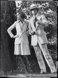 "The Look of Gatsby" Photo by Mellon Tytell of Donna Miller & Bob Clement c. 1972 NYC