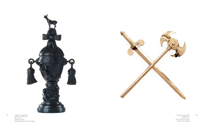  Centerpiece, Oxidized (2003) & Axe and Sword, Oxidized (2003)