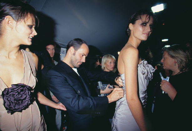 Tom Ford, YSL.  Image by Roxanne Lowit