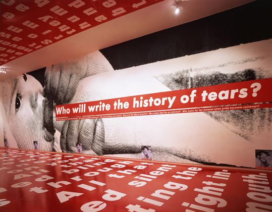 Installation view, January 1991. Mary Boone Gallery. Photo by Zindman/Fremont