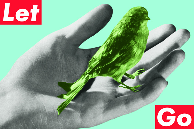 Untitled, (Let Go) 2003. Copyright Barbara Kruger