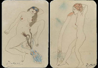 Two erotic drawings (1903)