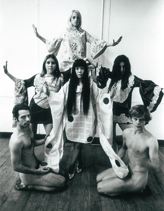 Kusama Fashion, (1968). Copyright Yayoi Kusama Studio, Inc.; Courtesy Ota Fine Arts, Tokyo; Victoria Miro Gallery, London; Gagosian Gallery, New York