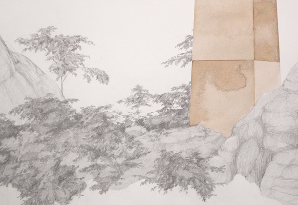 Rebecca Forgac, Untitled. 2011-12. Graphite and ink on paper DETAIL